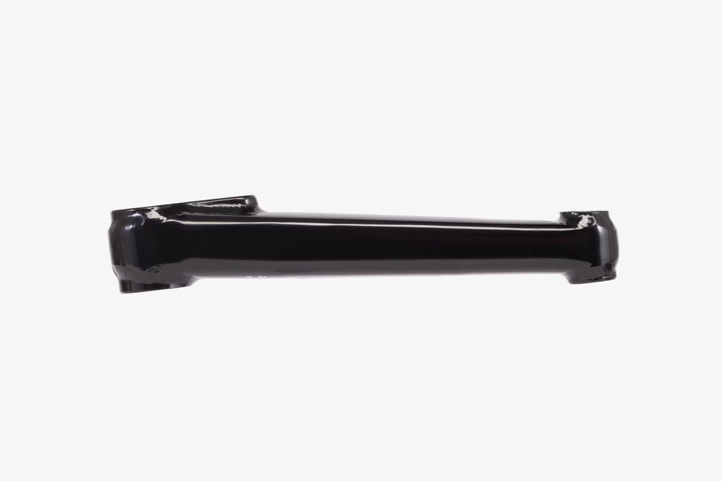 Black WeThePeople Logic BMX crank arm, glossy finish