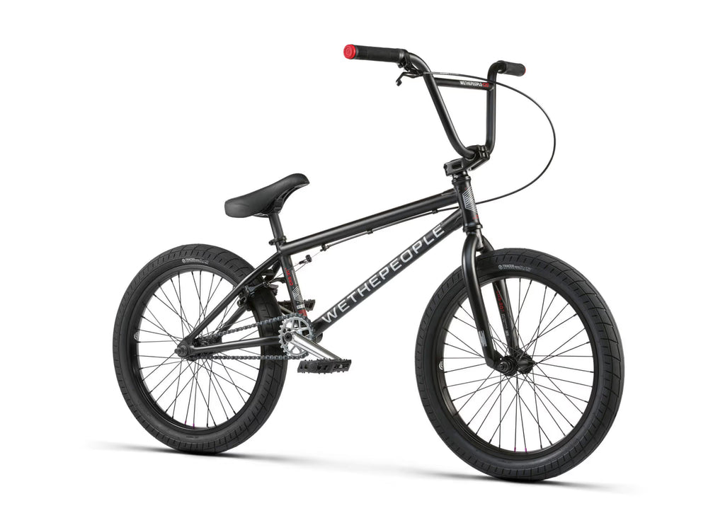  CRS 20 inch BMX bike in Matt Black, an ideal progression machine for younger riders with a crmo down tube frame and fully sealed hubs