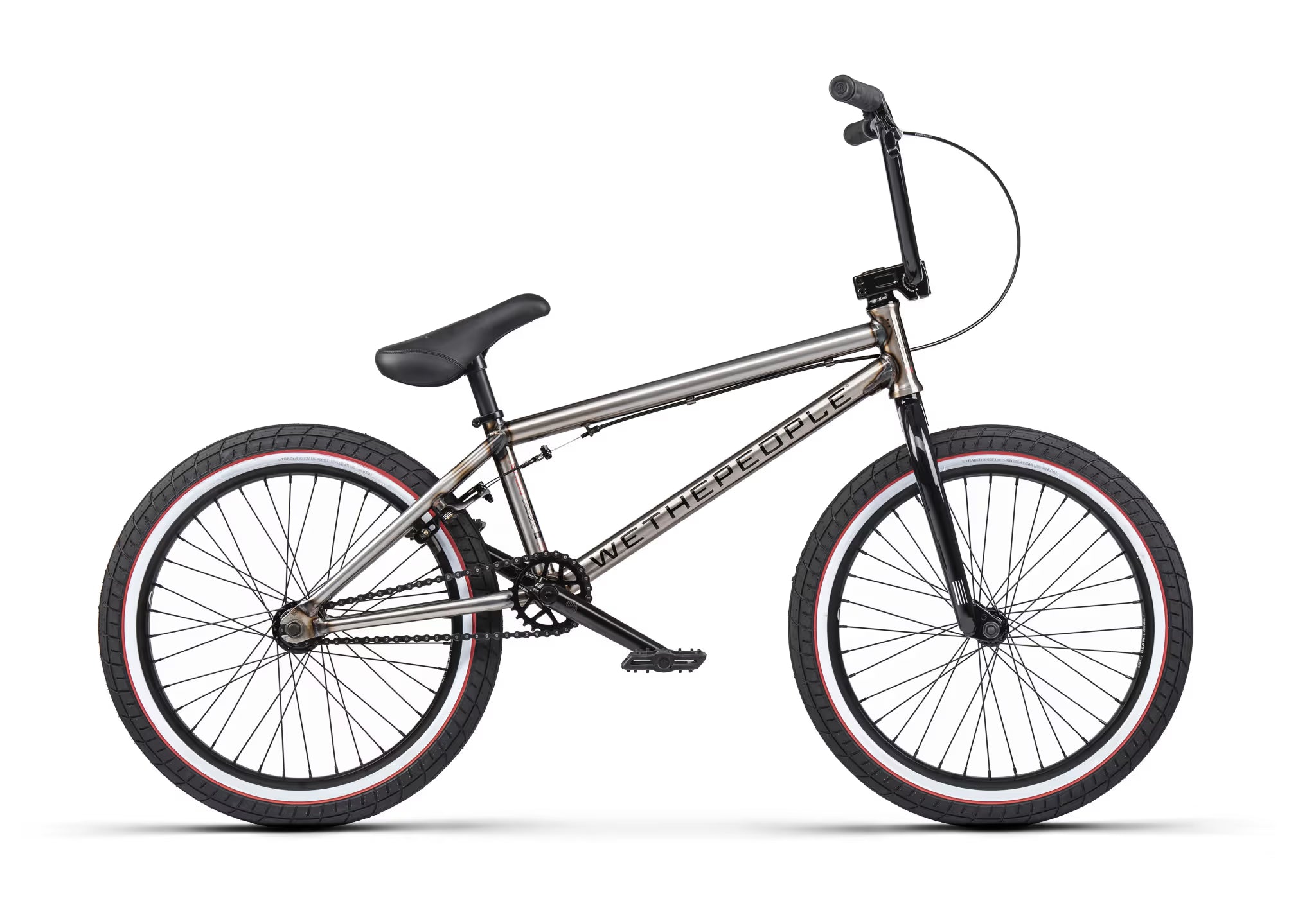 Bicycle on a white background