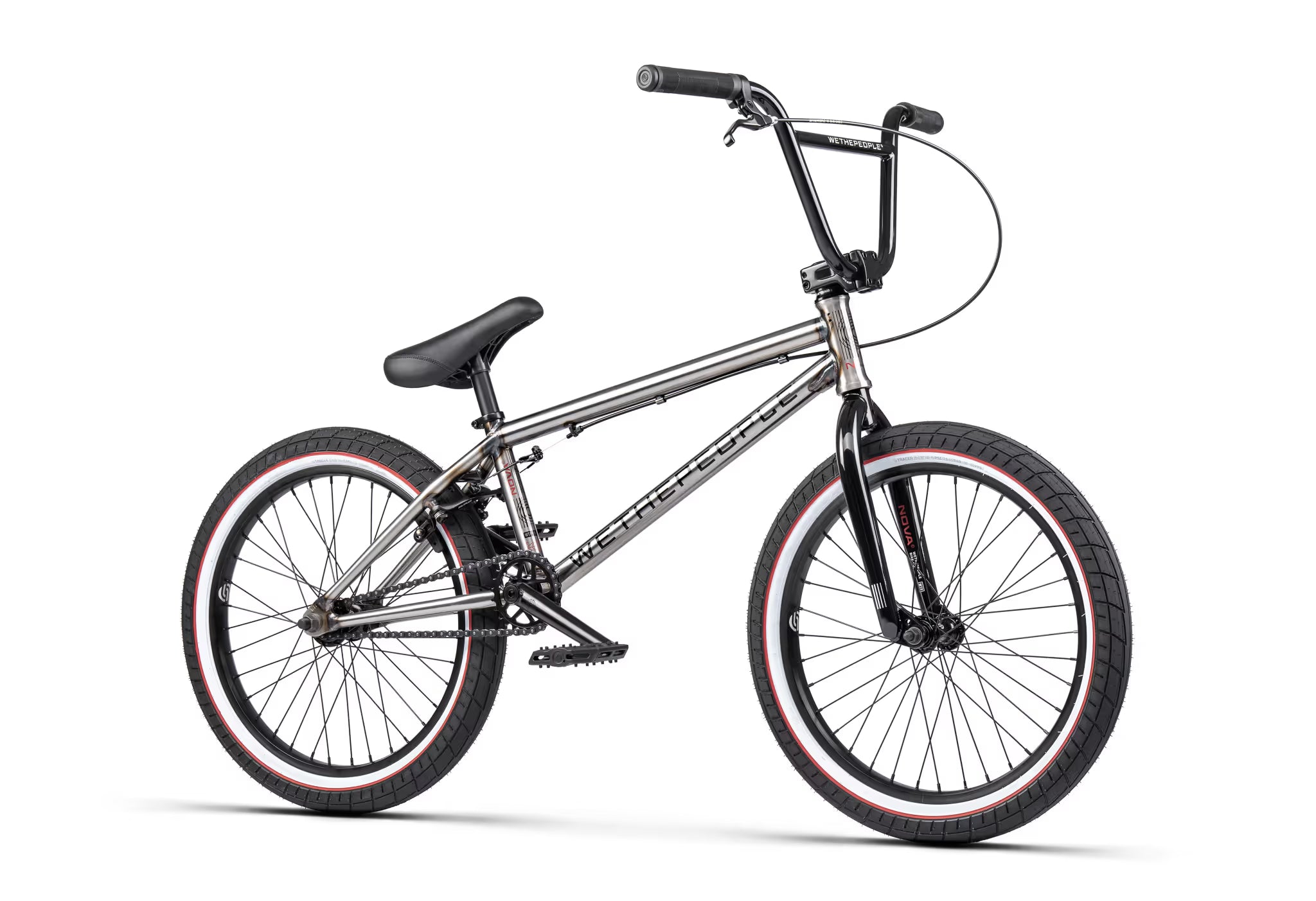 Bicycle on a white background