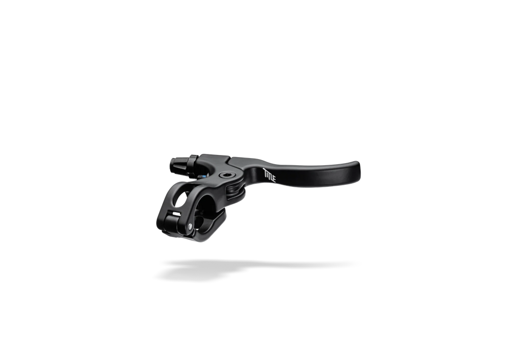 Black Title G2 bicycle brake lever, designed for optimal control in Dirt Jump, Slopestyle, Skatepark, and Street riding (Left Hand)