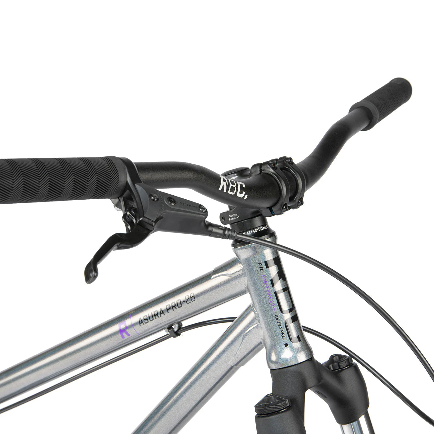 Asura Pro Complete Bike by Radio Bikes Graphit Silver