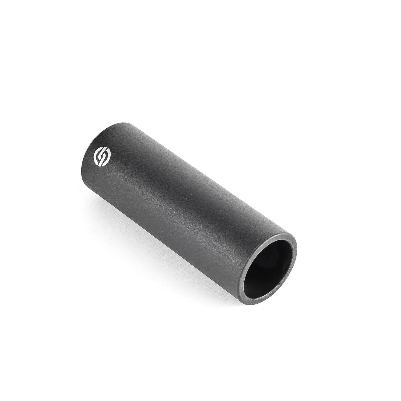 SALT AM Nylon Sleeve Peg (sleeve only), black, angled view showing the smooth nylon material and the SALT logo on the cap/end.